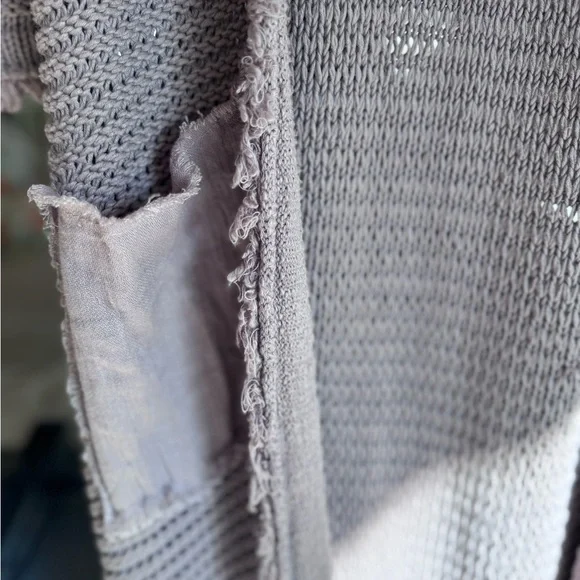 Free People Rose Knit Cardigan/Duster with pockets - Picture 3 of 4